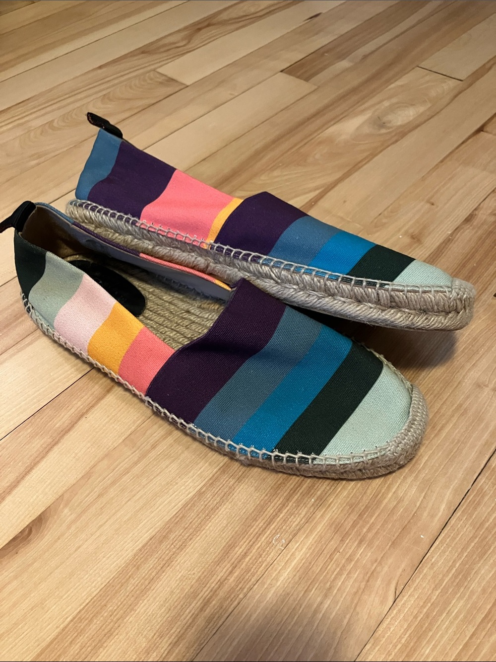 Paul Smith Striped Multicolor Men’s Espadrilles - Casual Slip-On Flats